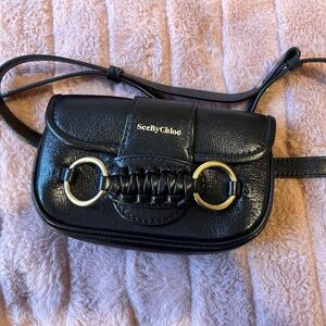 See by Chloé Saddie Leather Belt Ba NWOT